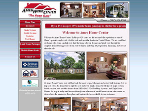 Ames Home Center Website Thumbnail